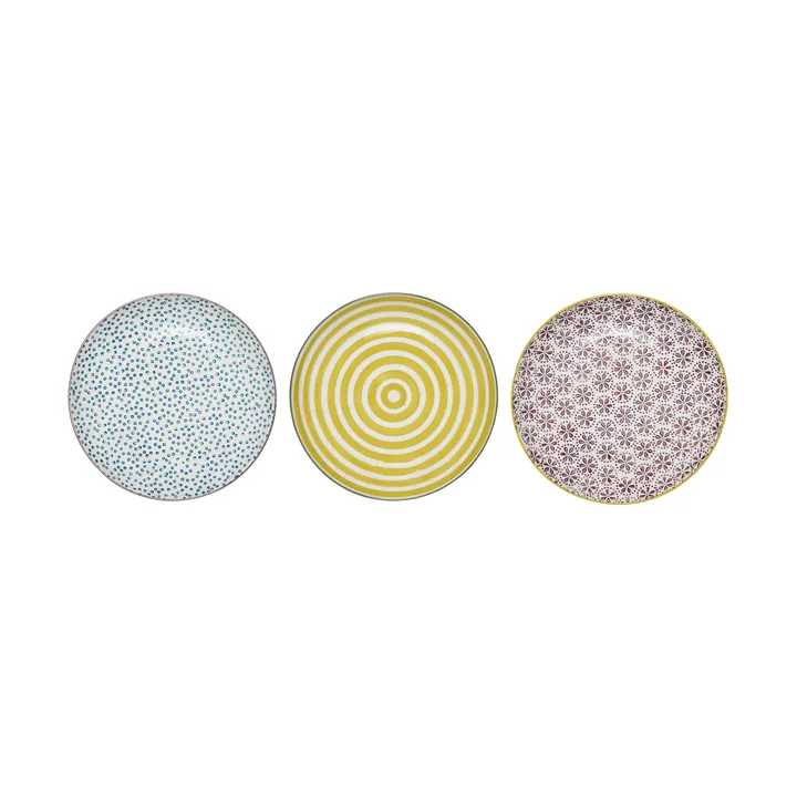 Patrizia side plate 3 pieces Ø 16 cm - Bloomingville