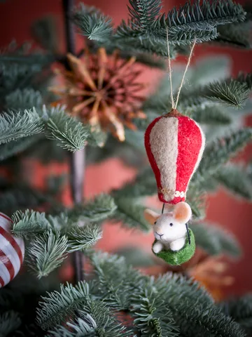 Peo Christmas tree ornament wool - Green - Bloomingville