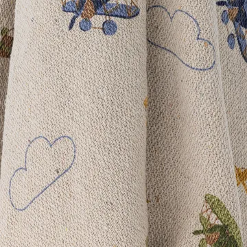 Plain fleece blanket 130x160 cm - Nature - Bloomingville
