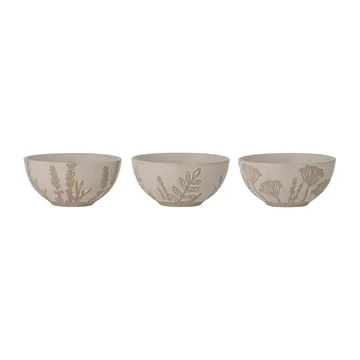 Primrose bowl Ø11.5 cm 3 pieces - Natural - Bloomingville
