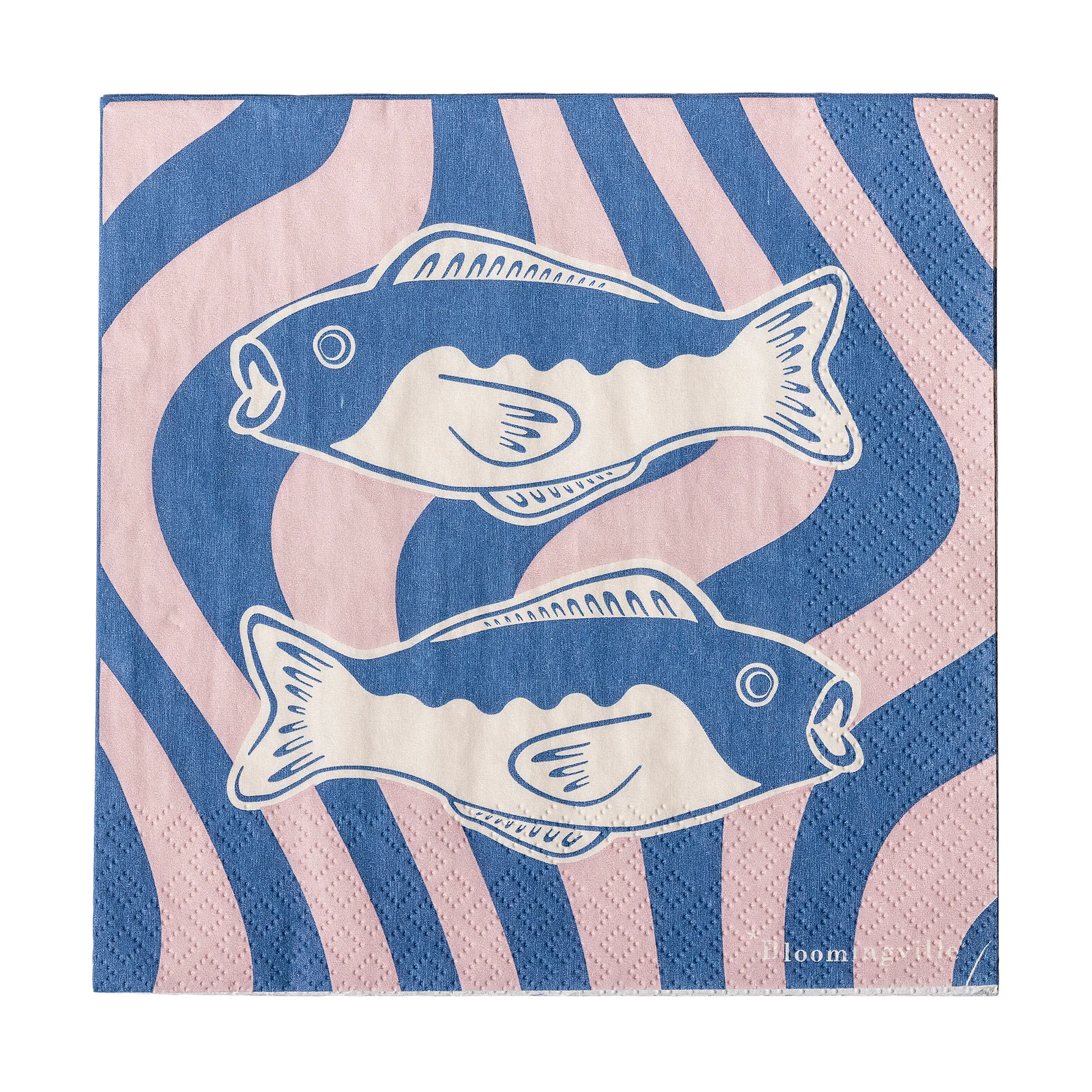 Remy paper napkin 20-pack, Blue Bloomingville