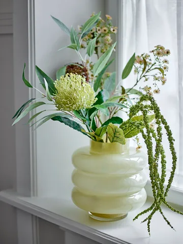 Sahara vase Ø21.5x22 cm - Yellow - Bloomingville
