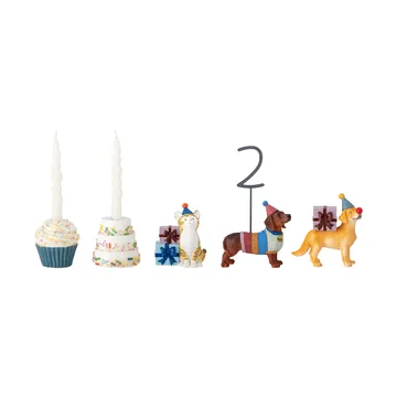 Salve birthday decoration 15 pieces - Multi - Bloomingville