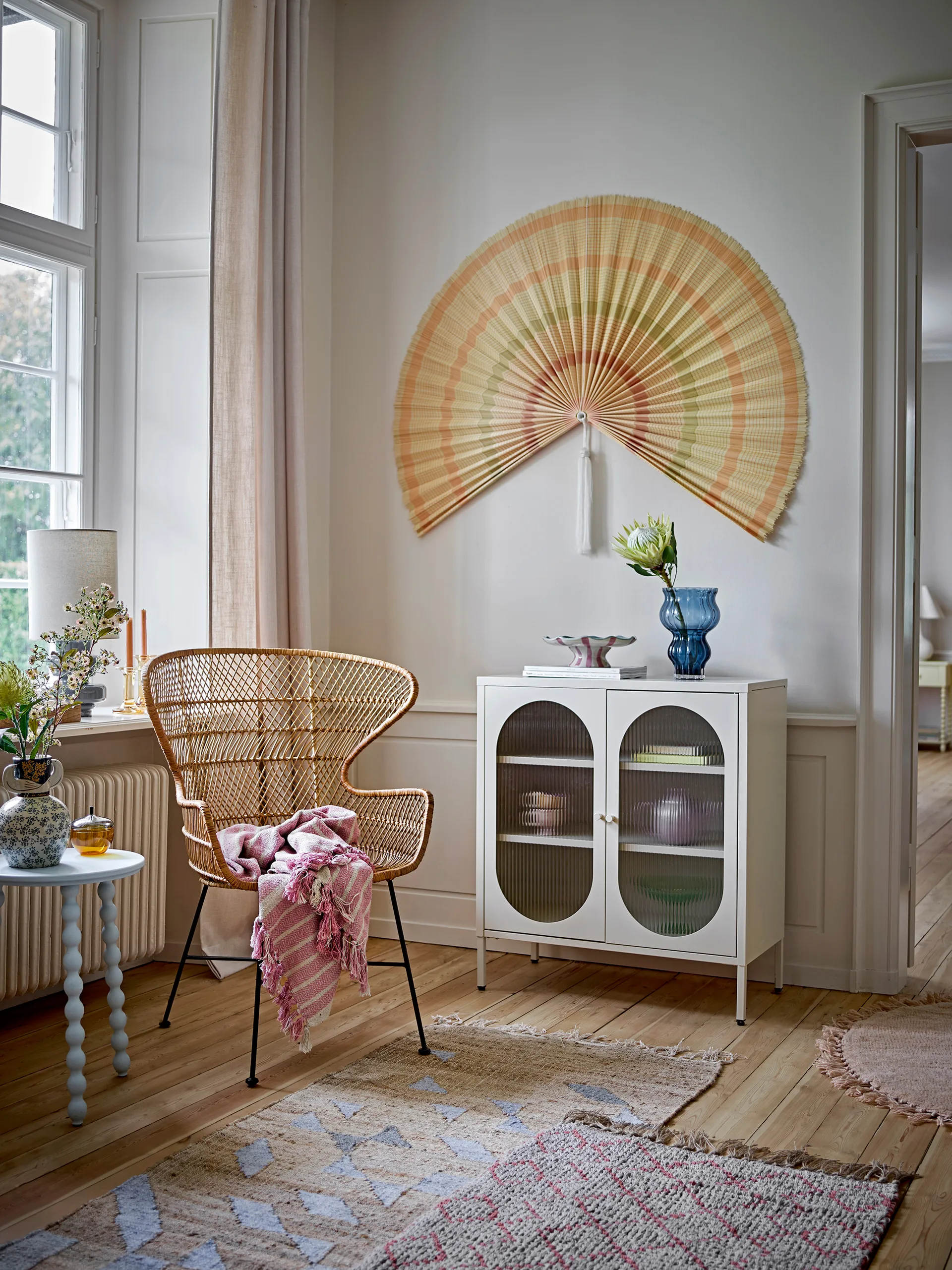 Salvo cabinet 80x40x90 cm, Nature, metal Bloomingville