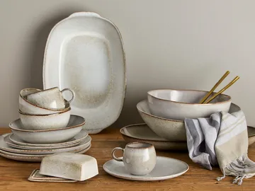Sandrine breakfast set 12 pieces - Natural - Bloomingville