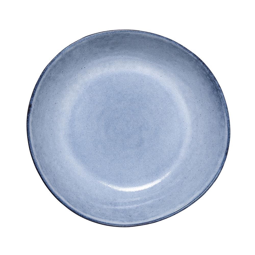 Sandrine deep plate, blue Bloomingville