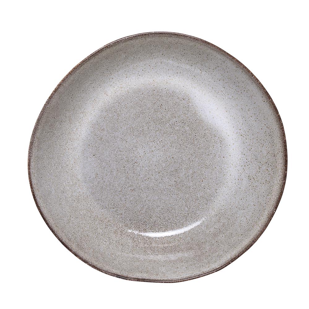 Sandrine deep plate, grey Bloomingville