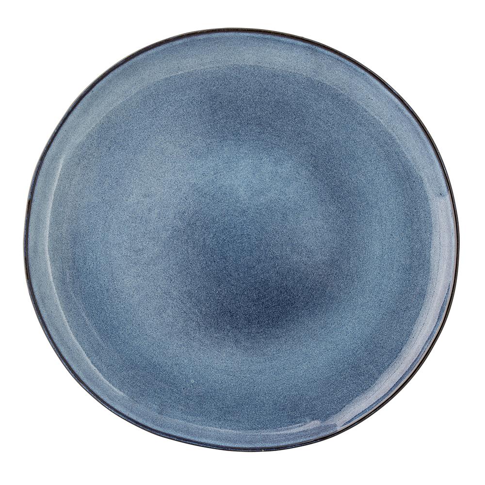 Sandrine plate Ø 28.5 cm, blue Bloomingville