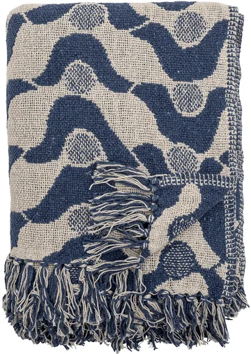 Santena throw 130x160 cm - Blue - Bloomingville