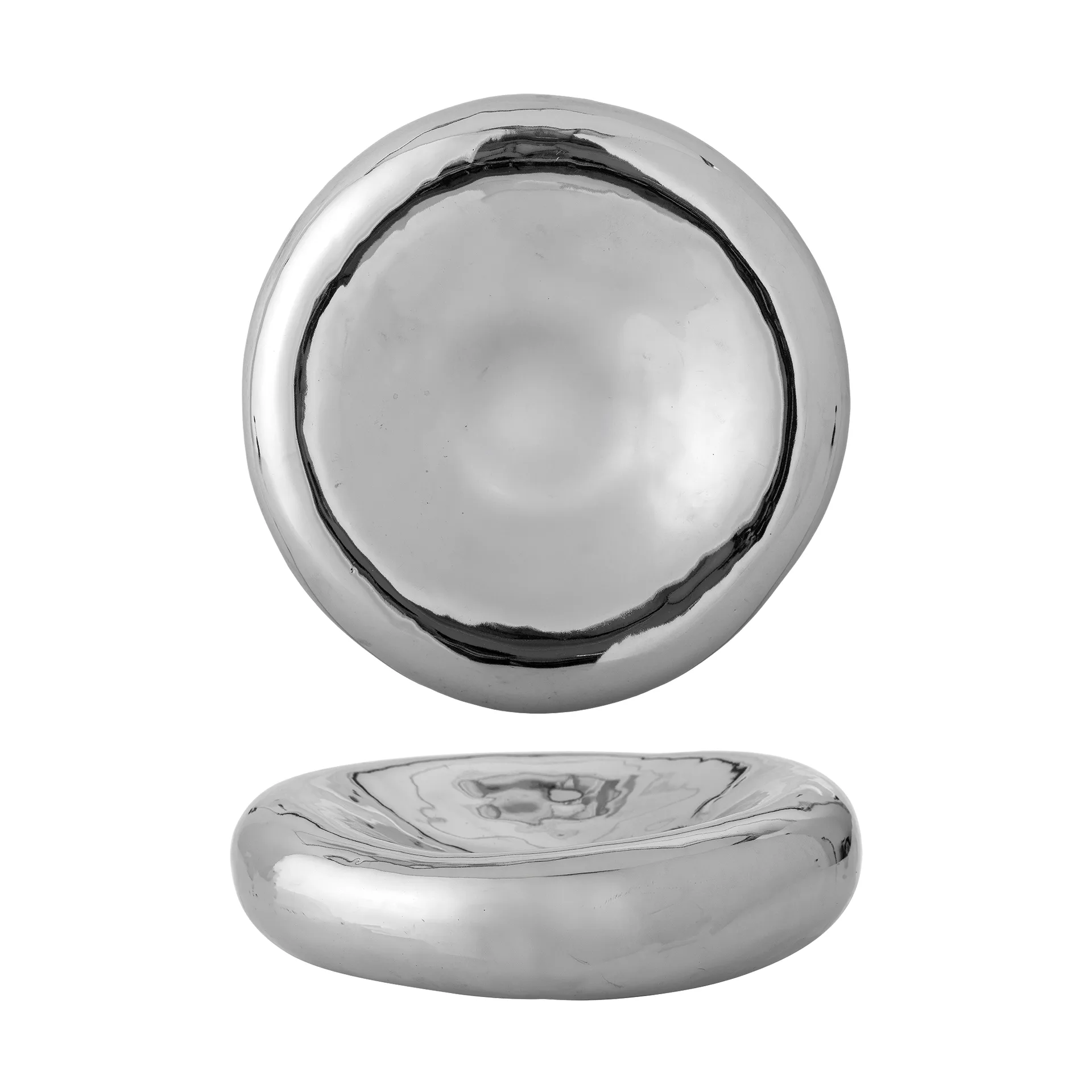 Shine bowl, Silver, Ø23 cm Bloomingville