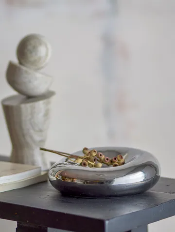 Shine decorative bowl Ø18 cm - Silver - Bloomingville