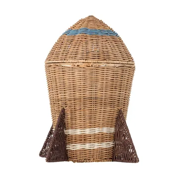 Space rattan basket with lid 31x35 cm - Natural - Bloomingville