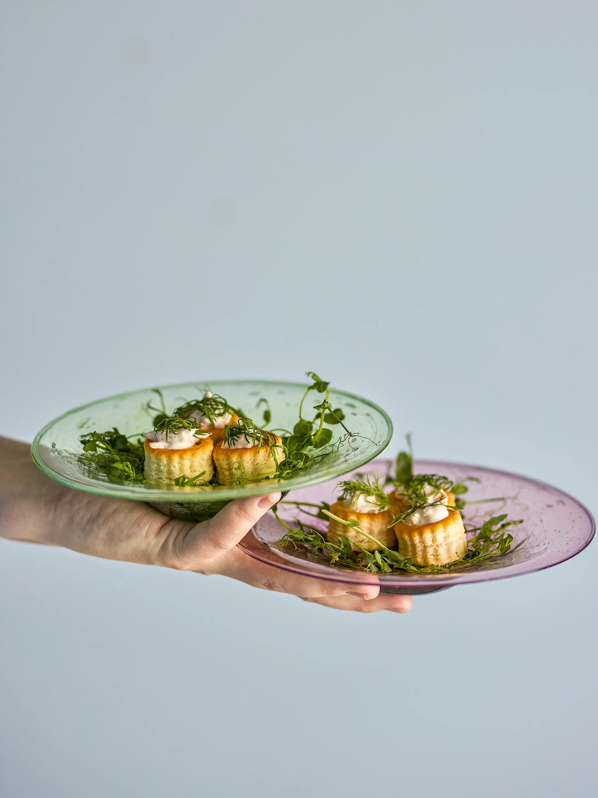 Sunil side plate 2-pack, Green Bloomingville