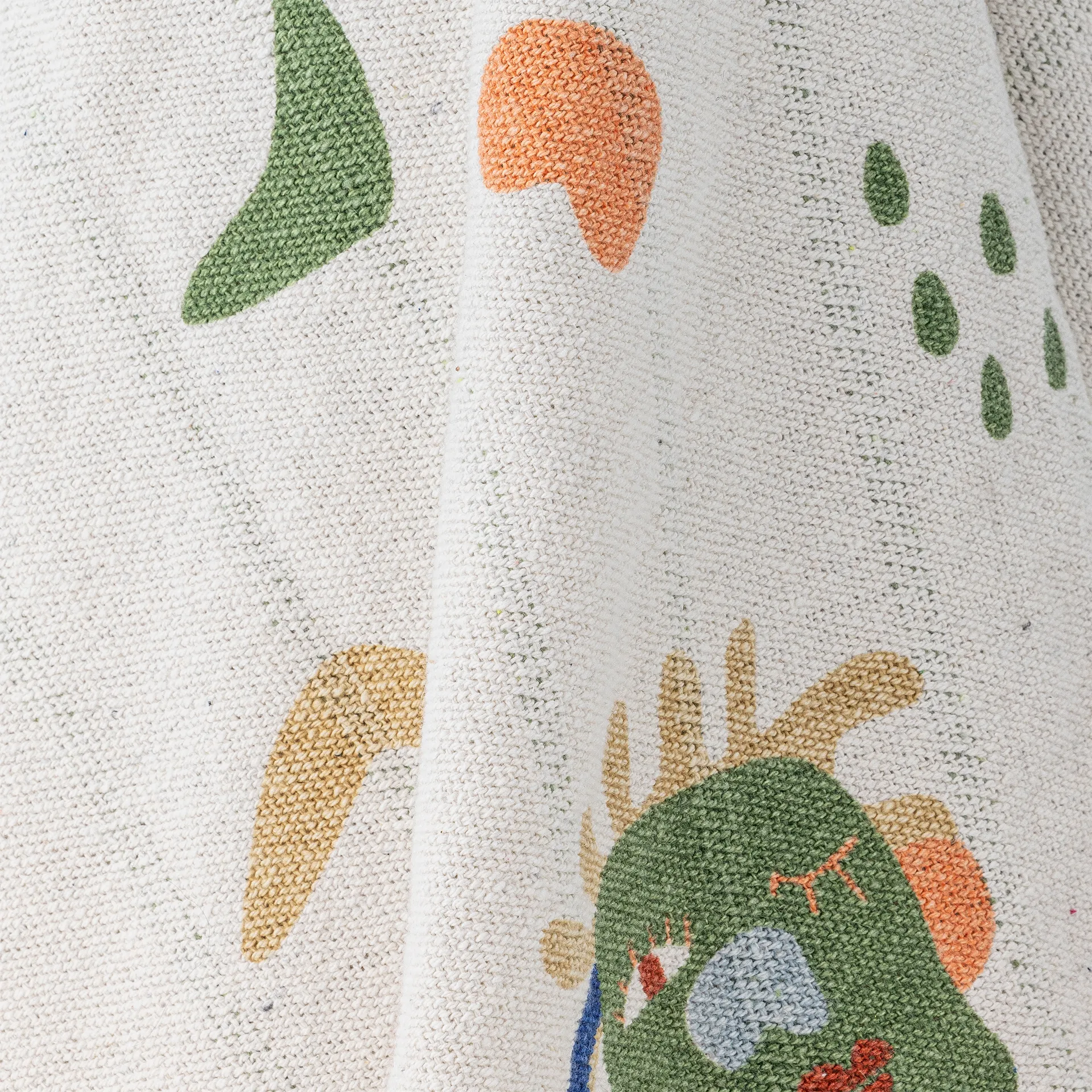 Sylvie cotton throw 160x130 cm, Natural Bloomingville