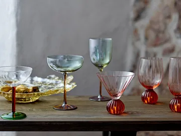 Taurin cocktail glass 30 cl - Rose - Bloomingville