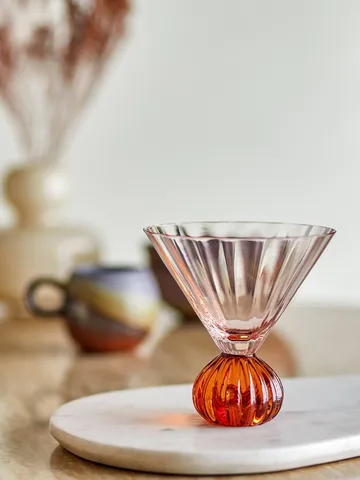 Taurin cocktail glass 30 cl - Rose - Bloomingville