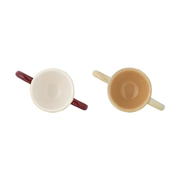 Trophy egg cup 2-piece - Blue - Bloomingville