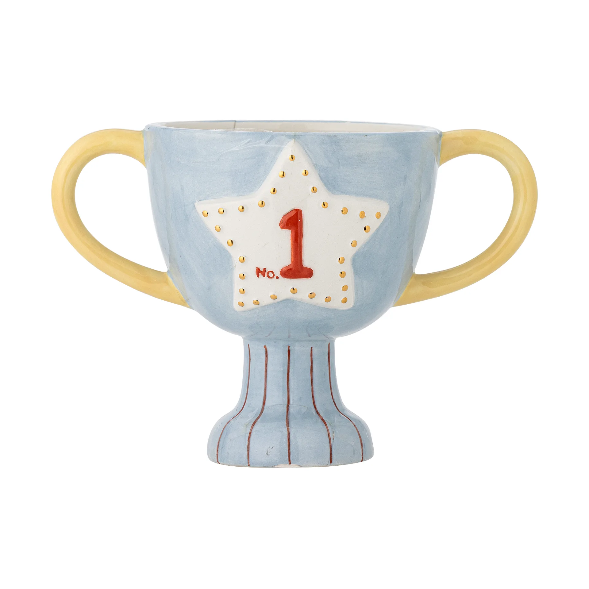Trophy planter 23x16 cm, Blue Bloomingville