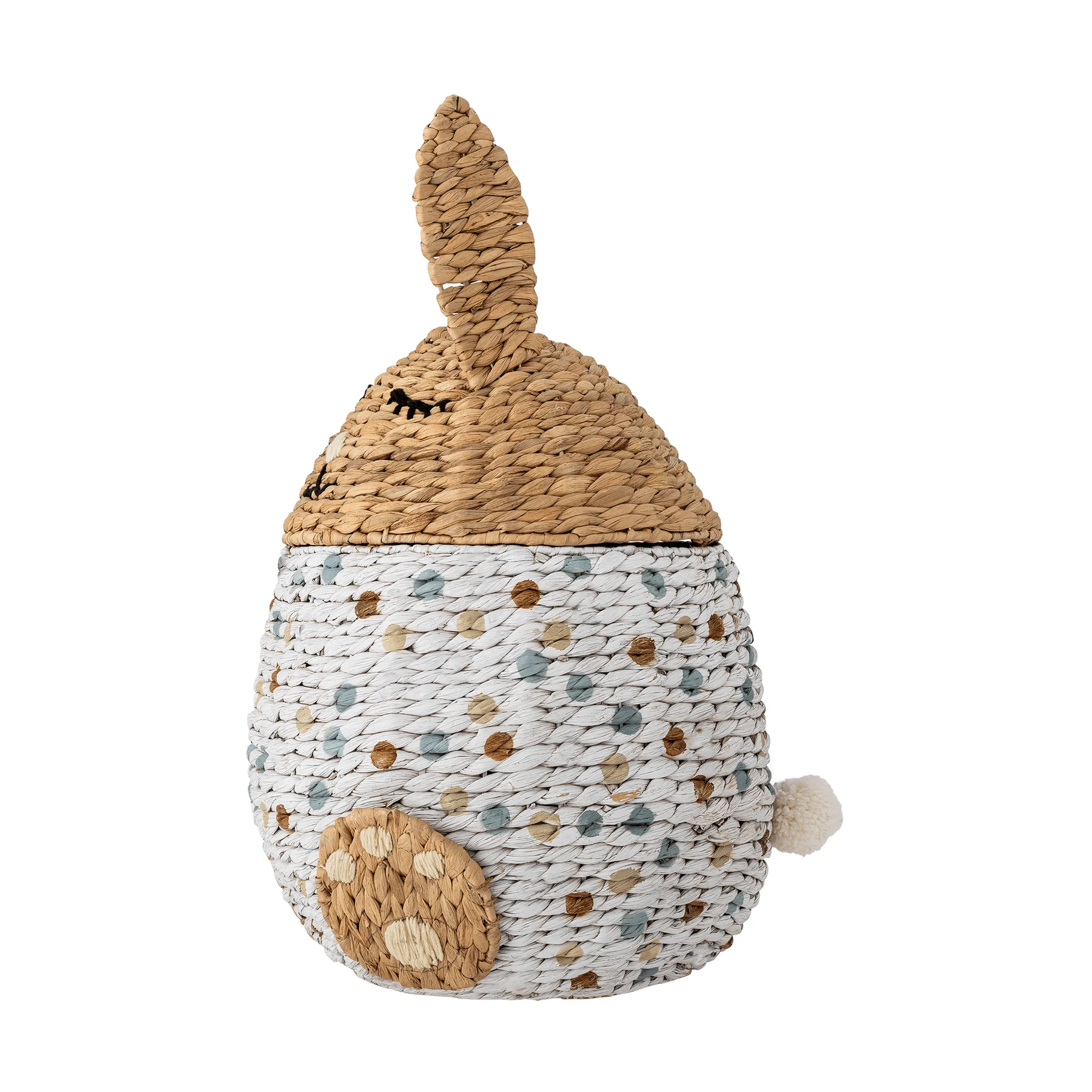 Villja basket with lid, Multi Bloomingville