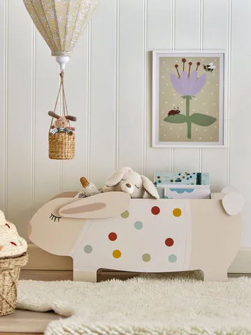 Villja bookcase 87x38 cm - White - Bloomingville