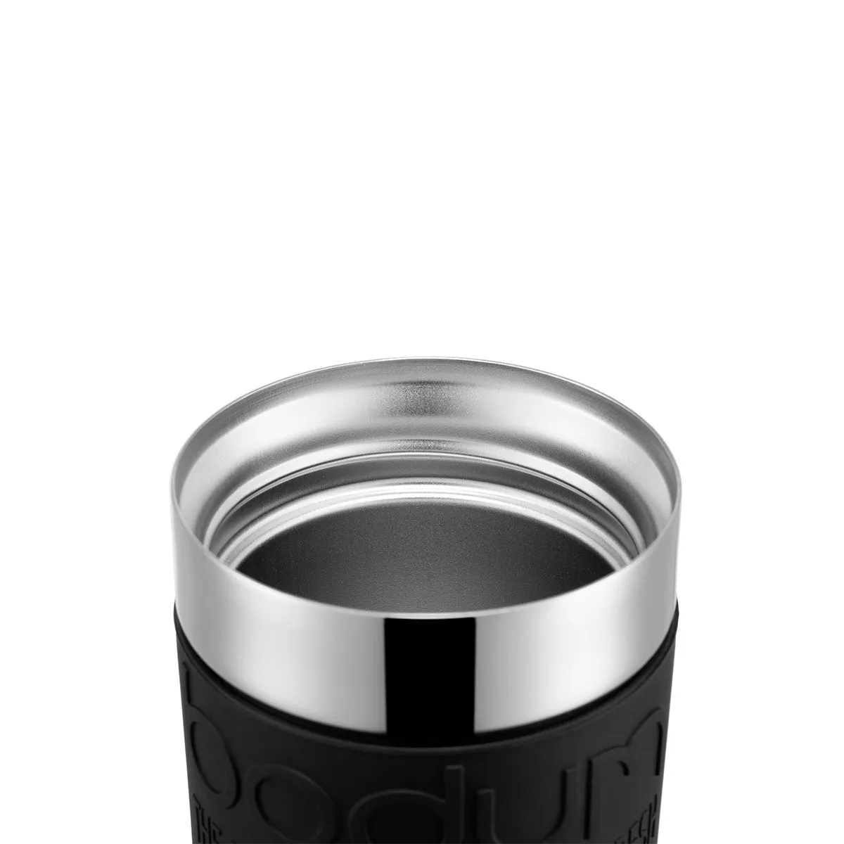 Bodum Travel press mug chrome, black Bodum