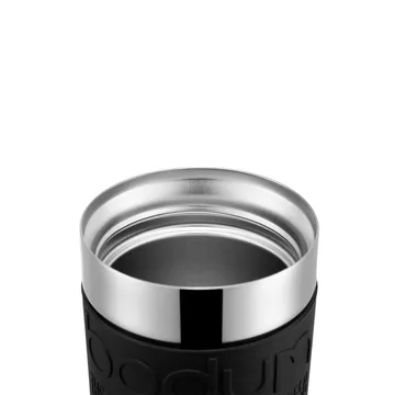 Bodum Travel press mug chrome - black - Bodum