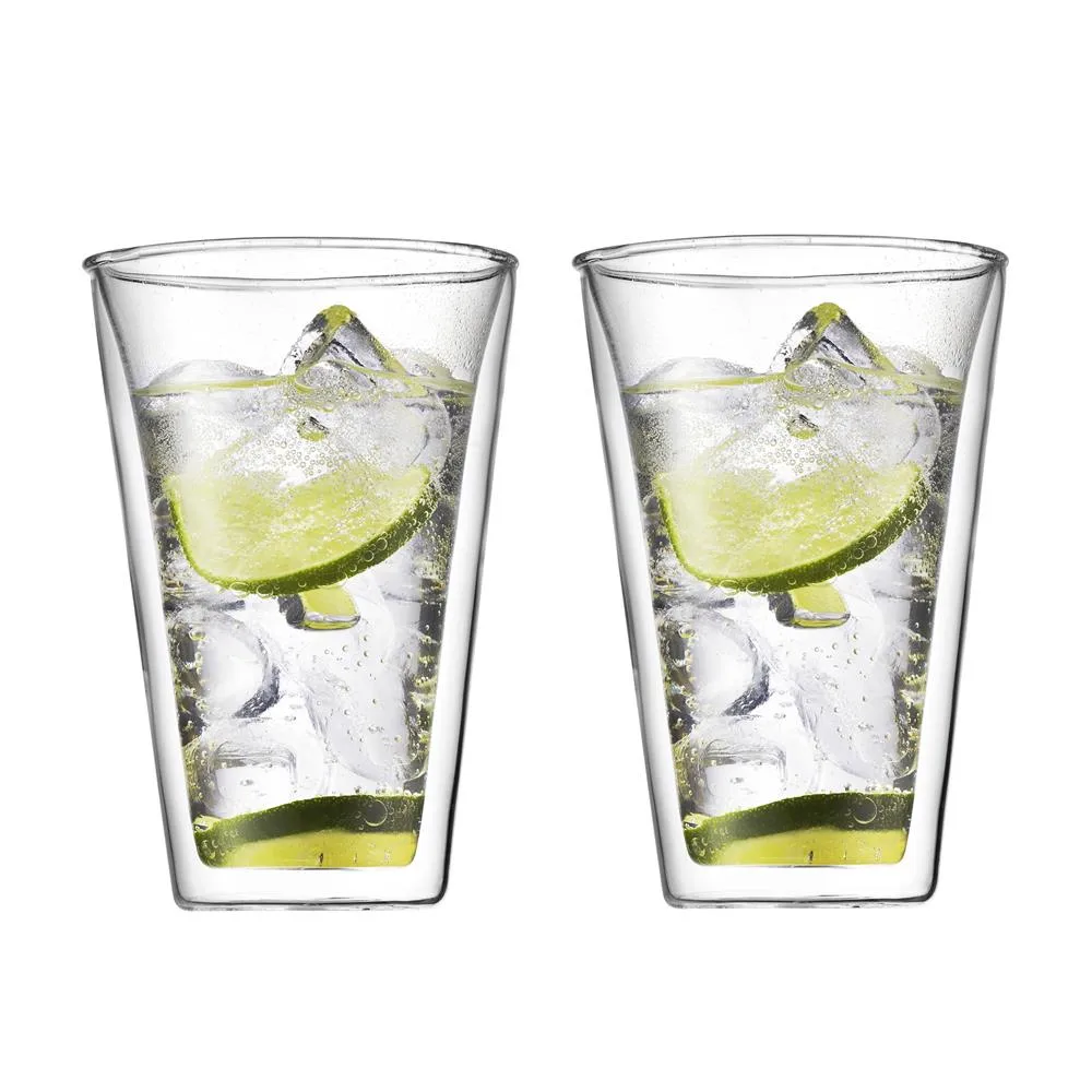 Canteen double wall glass 2-pack, 0.4 l Bodum
