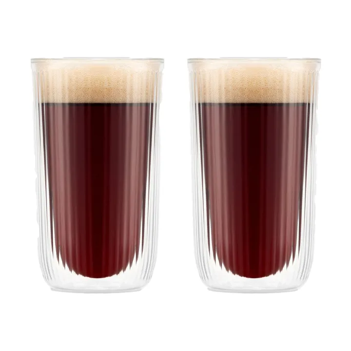 Douro double walled beer glass 45 cl 2-pack - Clear - Bodum