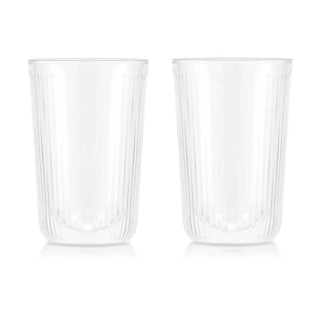 Douro double walled glass 25 cl 2-pack, Clear Bodum