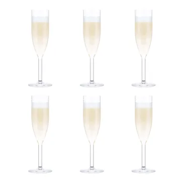 Oktett champagne glass 6-pack - 12 cl - Bodum
