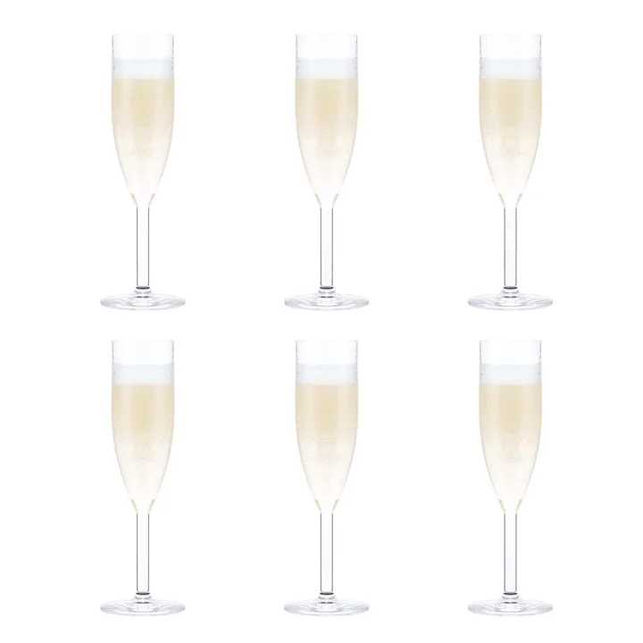 Oktett champagne glass 6-pack - 12 cl - Bodum