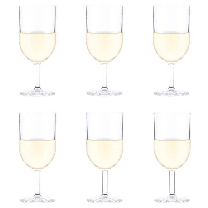 Oktett white wine glass 6-pack - 23 cl - Bodum