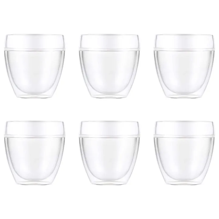 Pavina Outdoor double-walled plastic glass 6-pack - 25 cl - Bodum