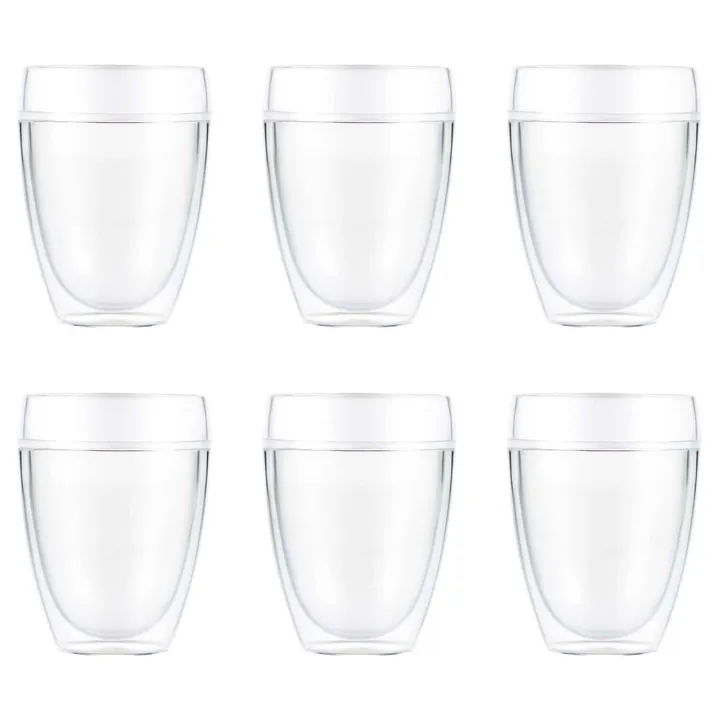 Pavina Outdoor double-walled plastic glass 6-pack - 35 cl - Bodum