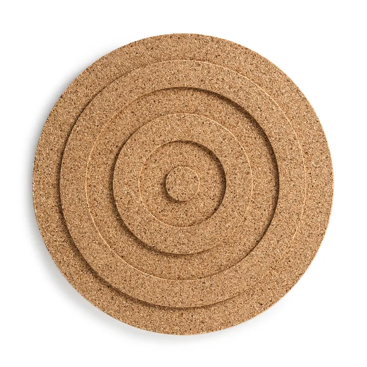 Circle round trivet Ø20 cm - Brown - Born In Sweden