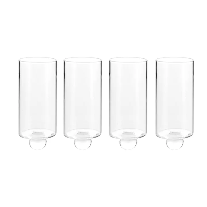 Stumpastaken vase 4-pack - Clear - Born In Sweden