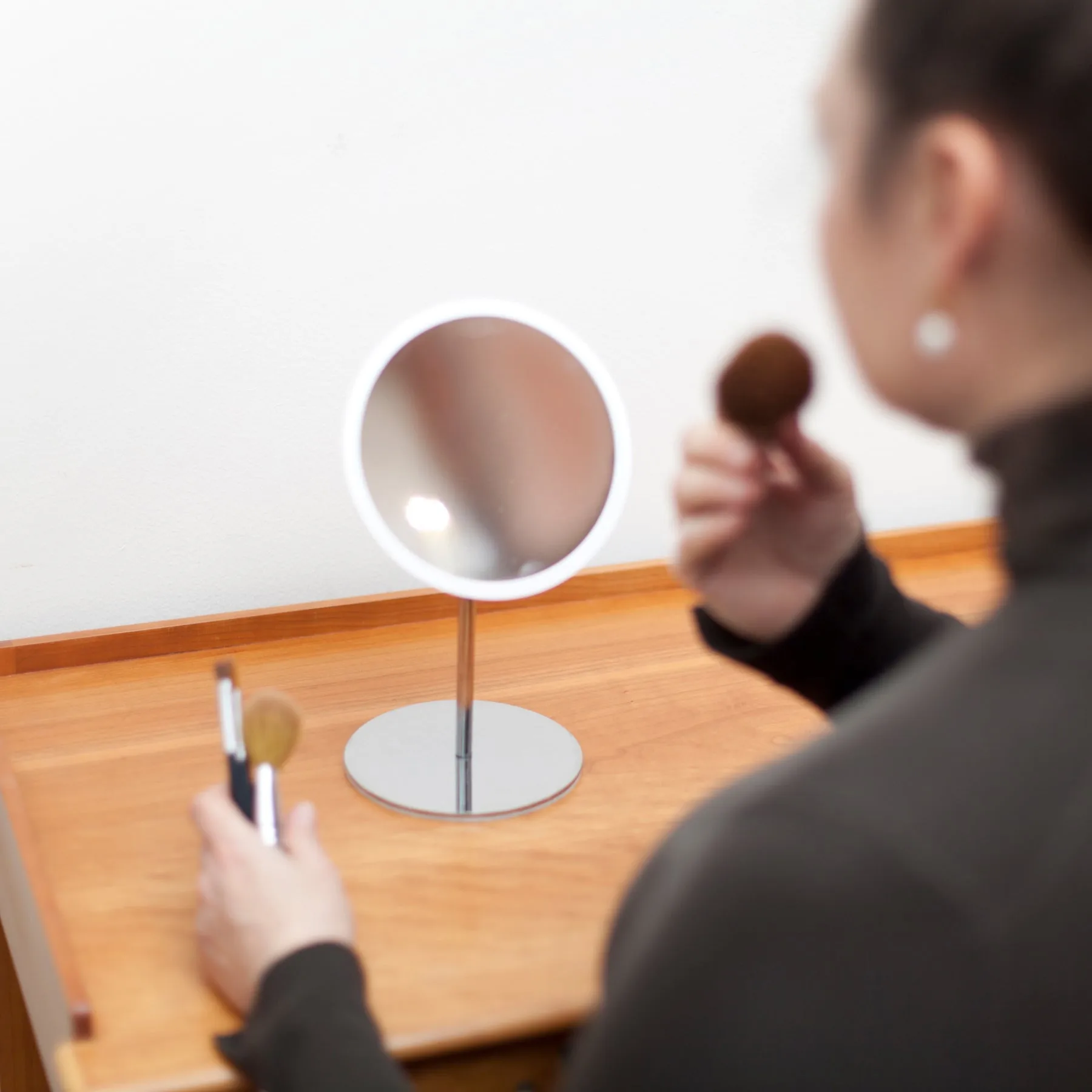 AirMirror table mirror x15 detachable magnetic, Ø16.5 cm Bosign