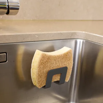 Bosign holder for dish sponge with suction cup - Graphite grey - Bosign