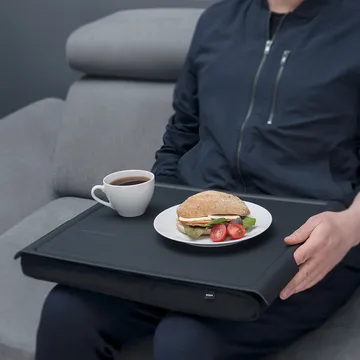 Bosign lap tray - black-rubber - Bosign