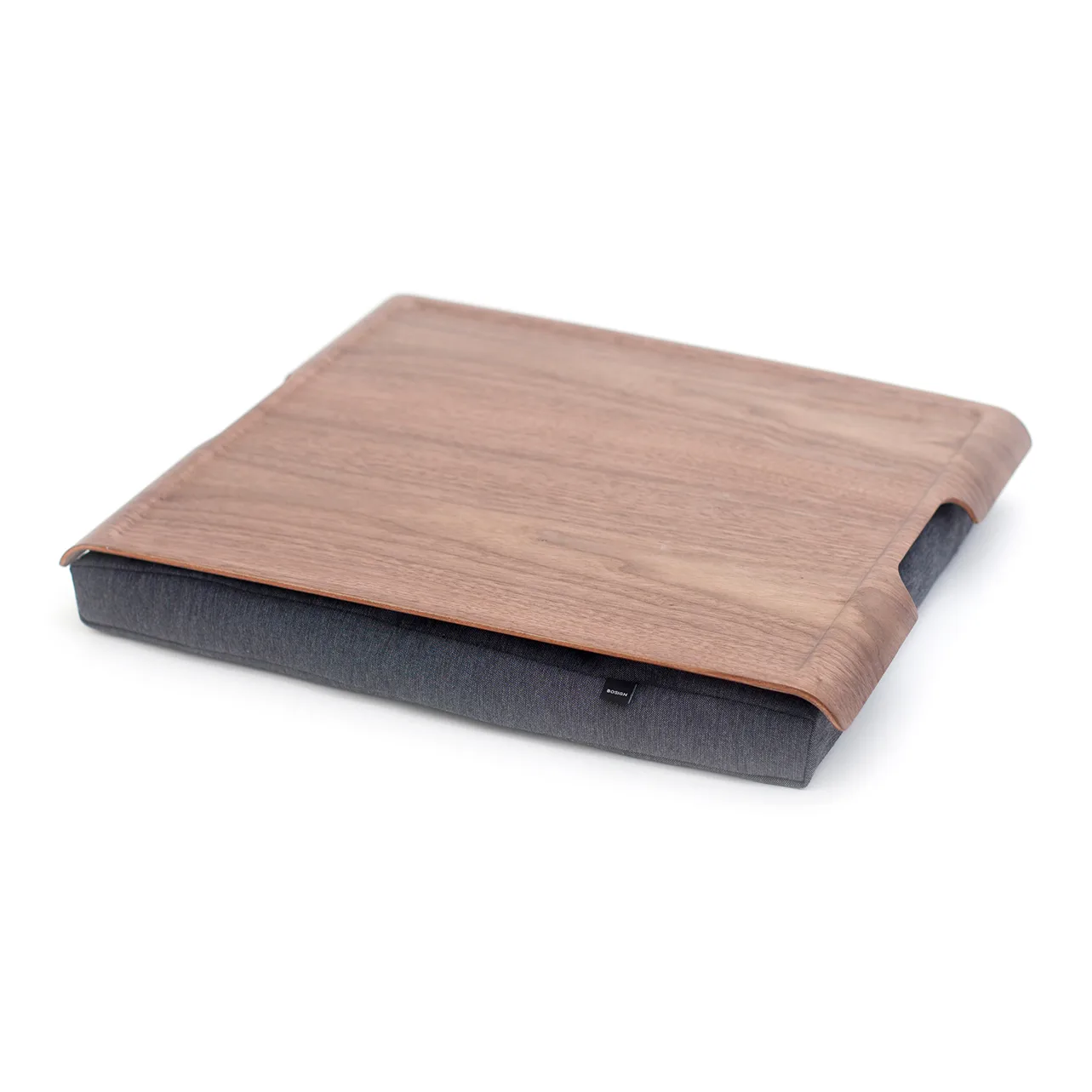 Bosign lap tray, grey-wallnut Bosign