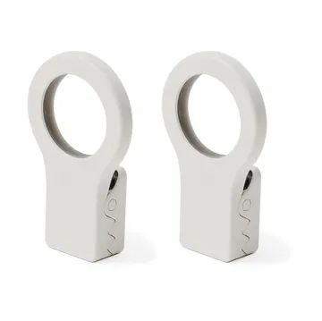 Bosign Loop clips for kitchen towel 2-pack - White - Bosign
