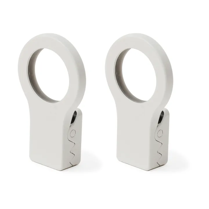 Bosign Loop clips for kitchen towel 2-pack - White - Bosign