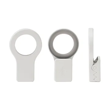 Bosign Loop clips for kitchen towel 2-pack - White - Bosign