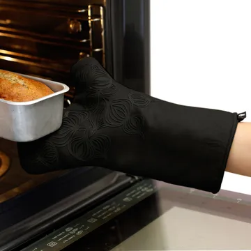 Bosign non-slip oven mitt - Black - Bosign