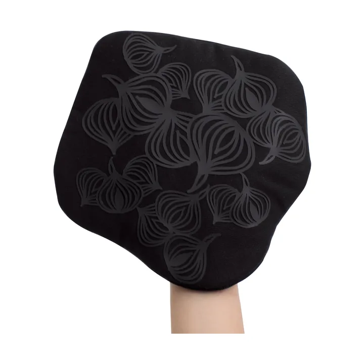 Bosign non-slip potholder with pocket - Black - Bosign