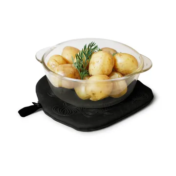Bosign non-slip potholder with pocket - Black - Bosign