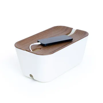 Cable organiser M - Dark wooden details - Bosign