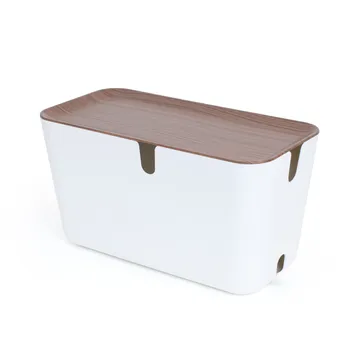 Cable Organiser XXL cabel tidy - Dark wooden details - Bosign