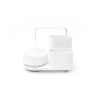 Do-Dish Caddy PLUS dish soap pump with storage - White - Bosign
