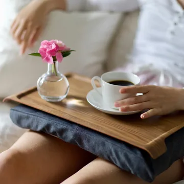 Lap tray mini - grey-wallnut - Bosign
